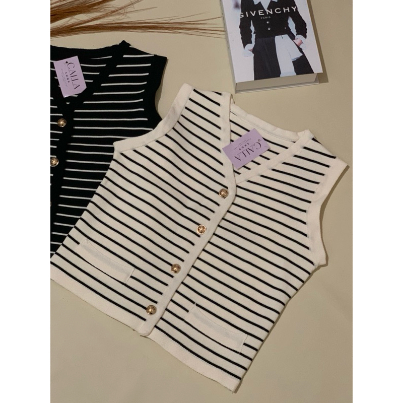 vest wanita korean outfit