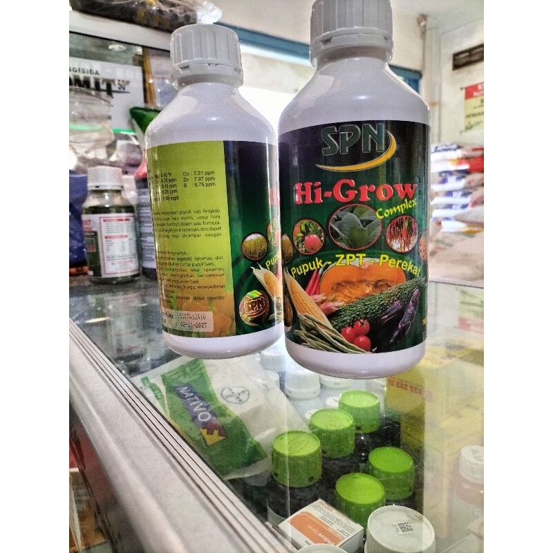 SPN HI-GROW complex Pupuk-ZPT-Perekat1000 ml pupuk daun
