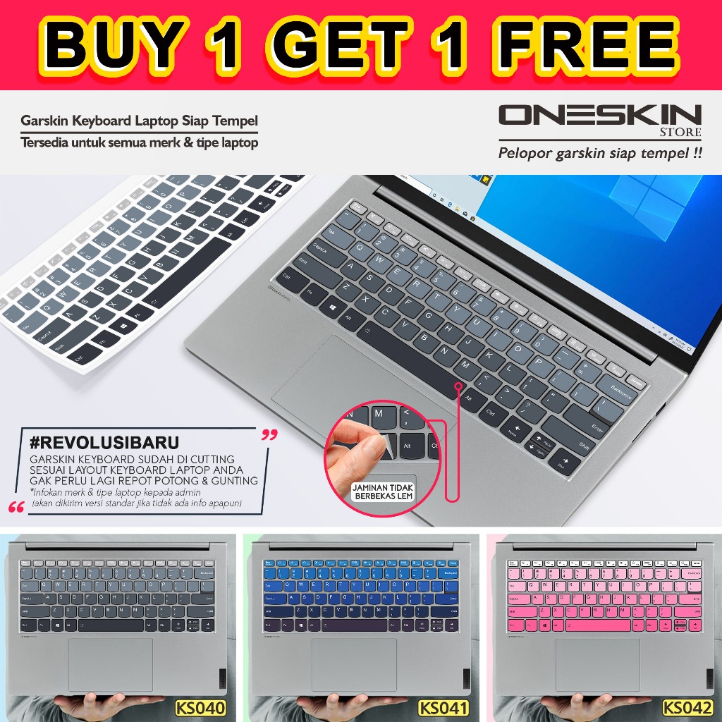 Garskin Stiker Sticker keyboard laptop Hp gambar custom katalog 40