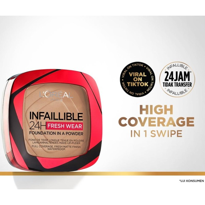 Loreal MU Infallible 24H Fresh Wear Powder Foundation