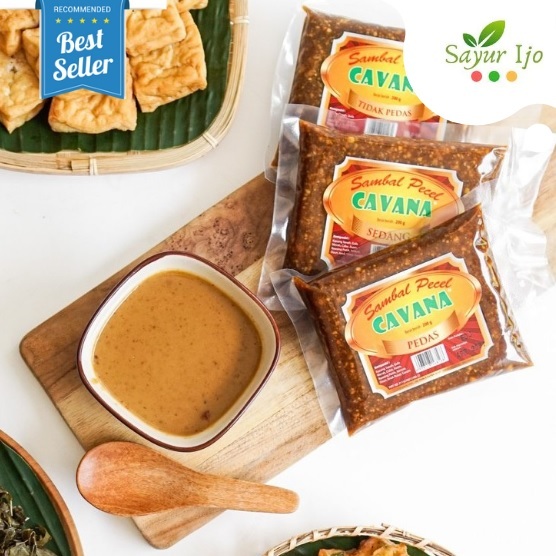 

Bumbu Sambal Pecel Cavana PER PACK PEDAS SEDANG 100% Asli Khas Surabaya Fresh Rempah Bahan Masakan HALAL