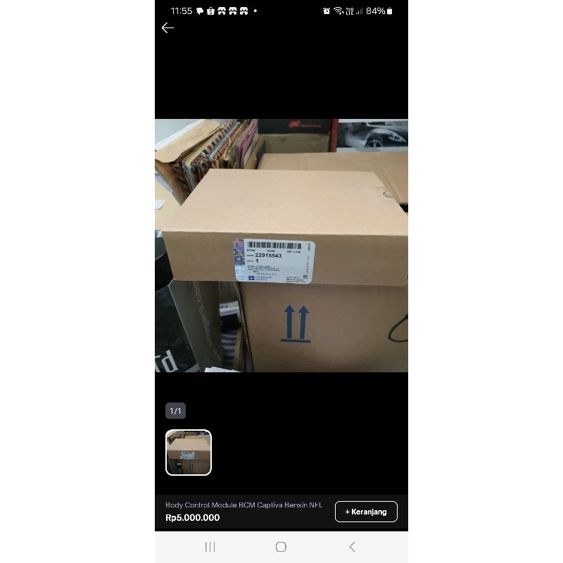 Body Control Module BCM Captiva Bensin NFL Non Facelift original GM part nomor 22915543
