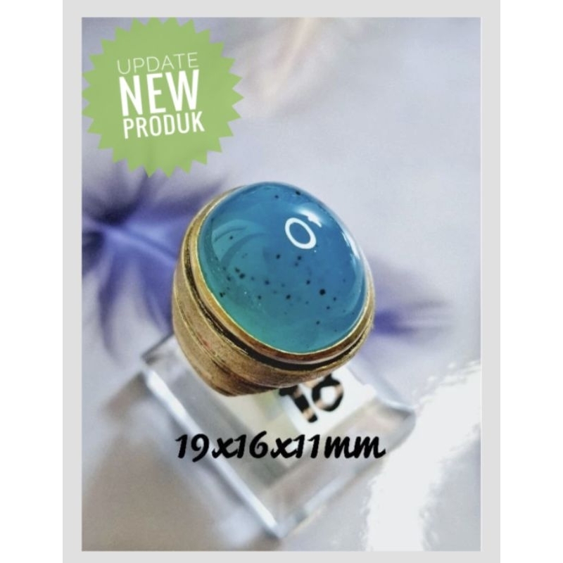 Cincin Batu Bacan Halmahera Totol Selasih Berkelas Layak kontes