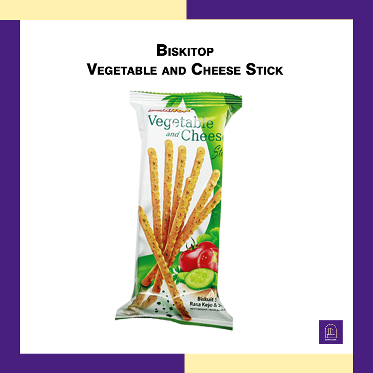 

Biskitop Vegetable Cheese Stick 50G - Biskitop Stick Sayur