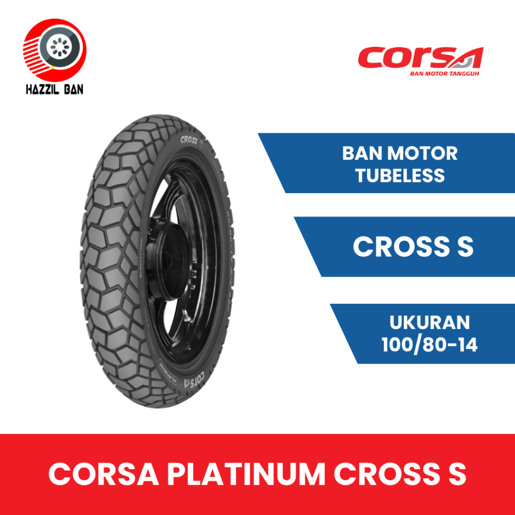 Ban Motor CORSA Platinum CROSS S Ring 14 Tubeless (TL)