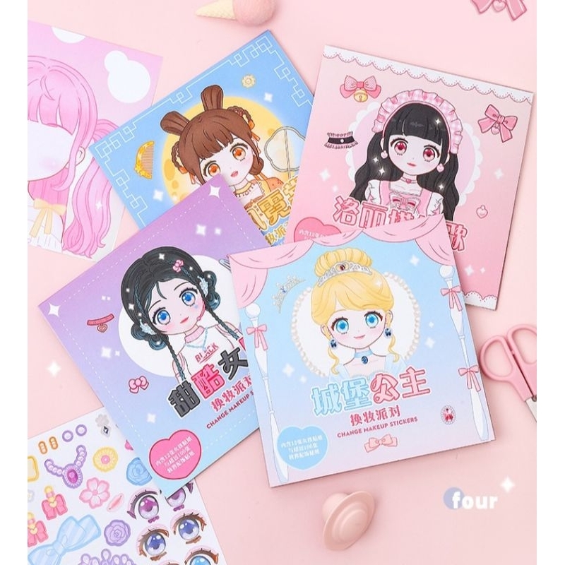 

DIY Stiker Make up change Dekorasi stiker Makeup