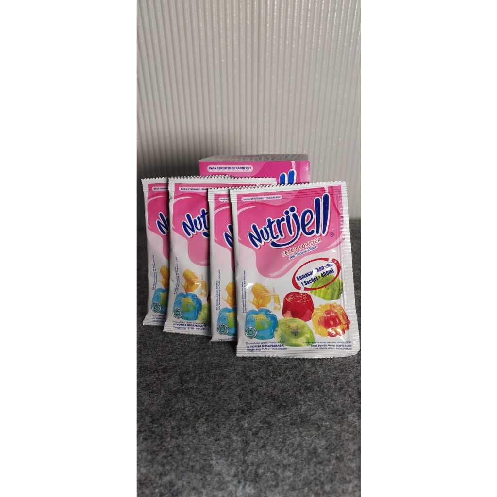 

NUTRIJELL JELLY POWDER JELI SERBUK INSTANT KEMASAN 10GR