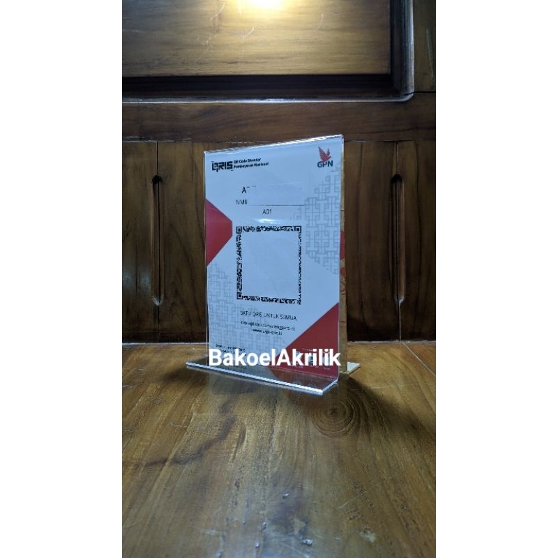 

Display brosur Acrylic 2 sisi uk A5 / Display serbaguna / Display murah
