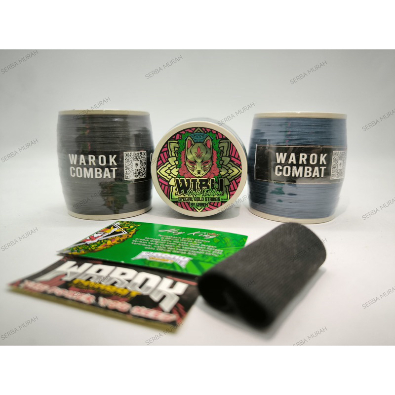 Gelasan Senar mati matot WAROK WIBU bahan gold 1600 yard
