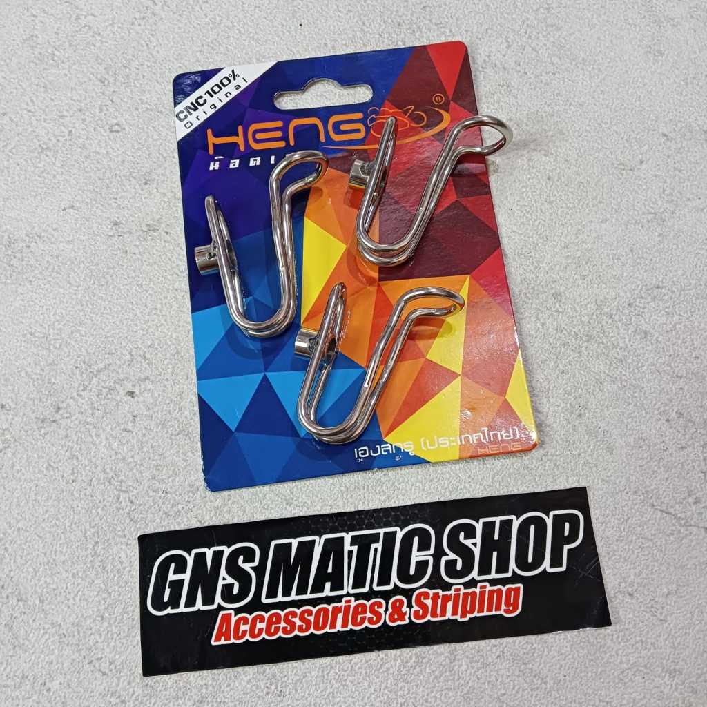 Gantungan barang heng kawat universal stainless silver original heng thailand