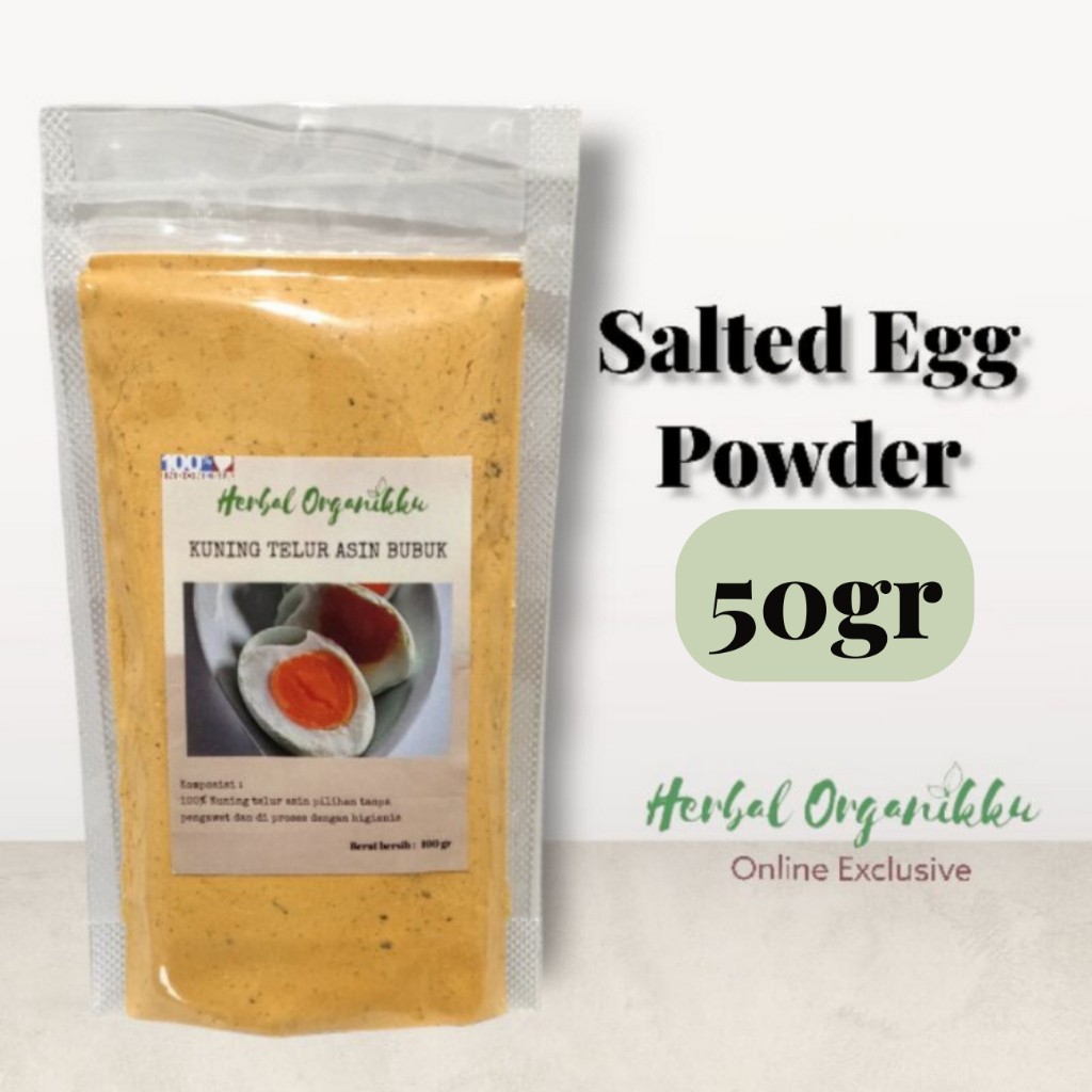 

Salted Egg Powder 25 & 50gr | Saus Telur Asin Bubuk Premium