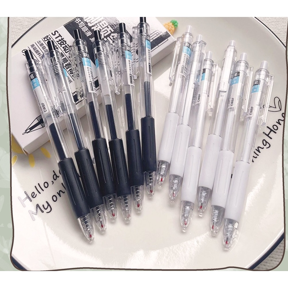 

Pulpen Gel White black Mekanik 0.5mm