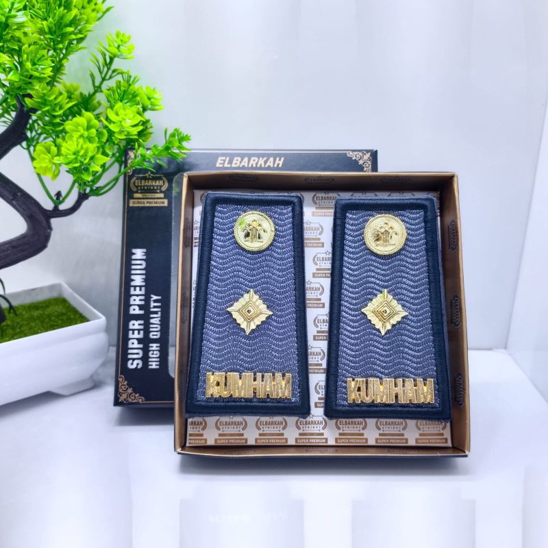PANGKAT PDH KUMHAM BORDIR 3D TERBARU/PANGKAT KEMENKUMHAM 3D terbaru/ATRIBUT LAPAS KEMENKUMHAM TERBAR