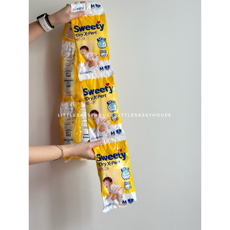 Popok Bayi Diapers Sweety Bronze Comfort Pants Dry-pert Tipe Celana Renceng Sachet - eceran Size S1 