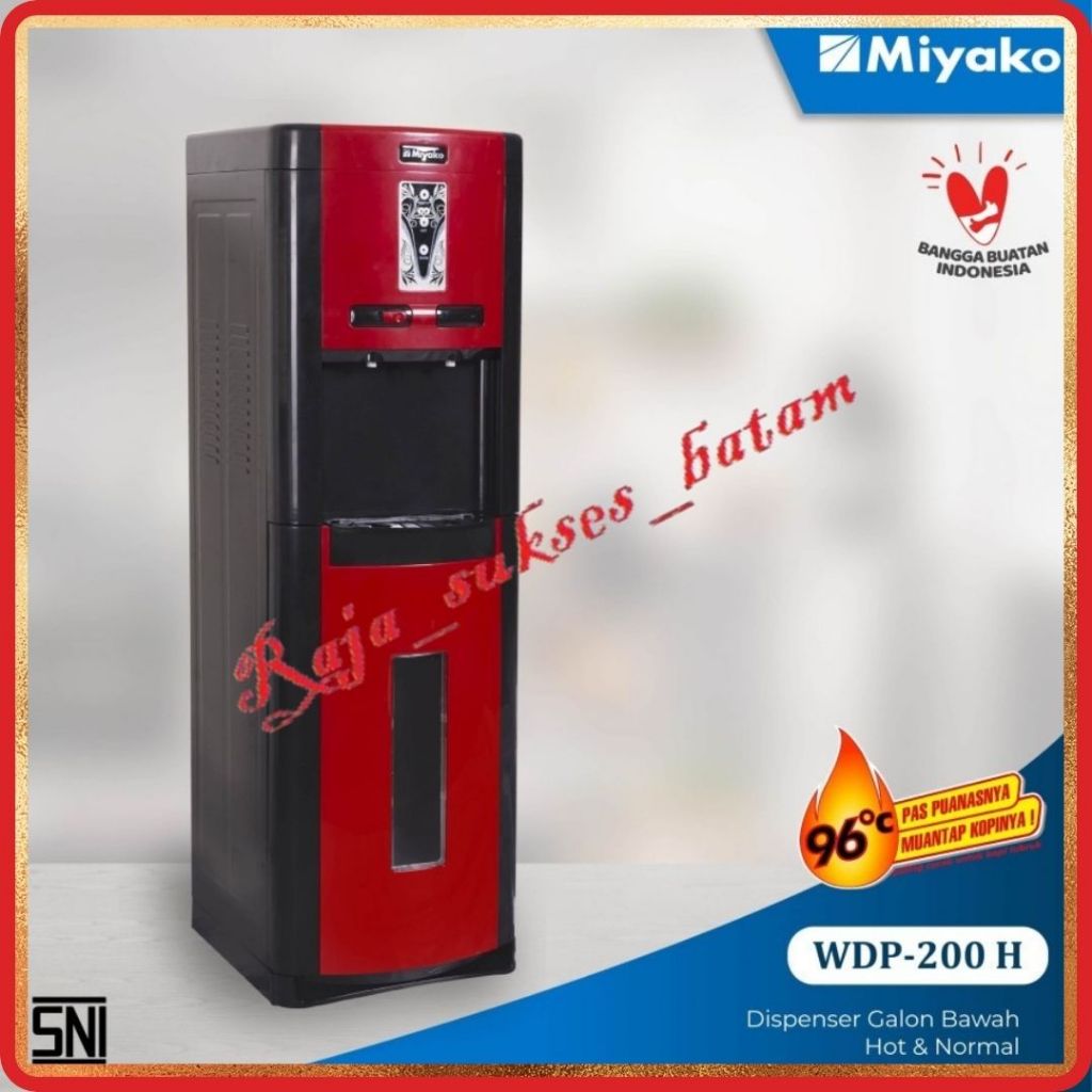 Miyako WDP-200 H Dispenser Galon Bawah Miyako WDP 200 H BATAM