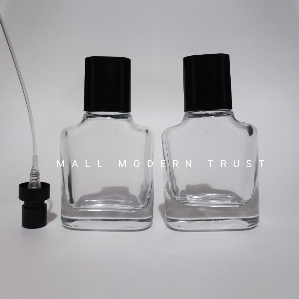 BOTOL ZARA* TUTUP HITAM PRESS 30ML-BOTOL PARFUM KOSONG