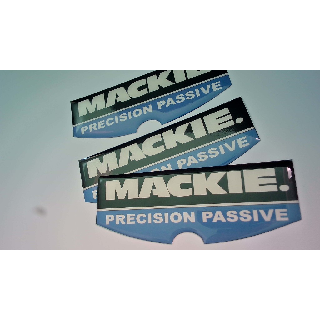 EMBLEM MACKIE PASSIVE SPEAKER EMBLEM LOGO MACKIR PRECISSION PASSIVE SPEAKER