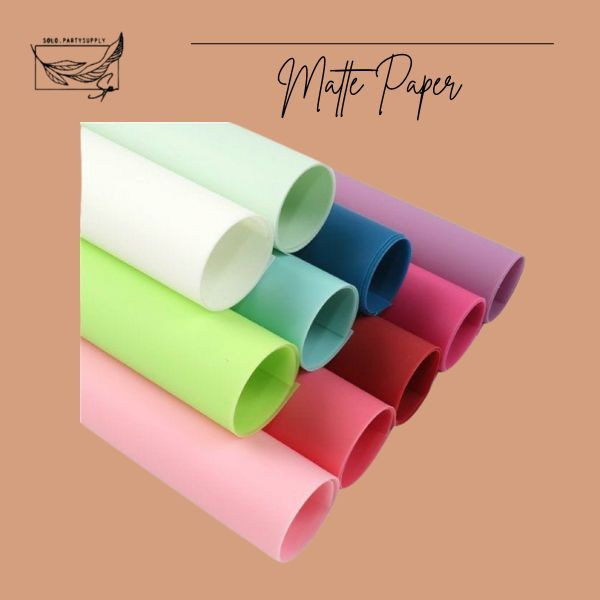 

(SW)TERLARIS FLOWER WRAPPING MATTE PAPER TERLENGKAP TRANSPARENT CELLOPHANE KERTAS BUNGKUS BUNGA HAND