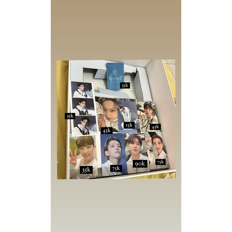 Seventeen svt joshua piyama dokyeom jun photocard sector 17 dino ymmd official merch 3rd carat gen c