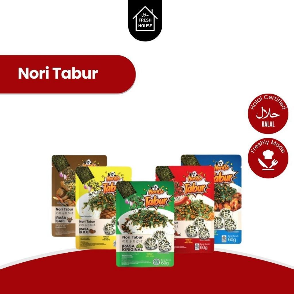 

NORI TABUR ORIGINAL/SPICY/SAPI 60GR