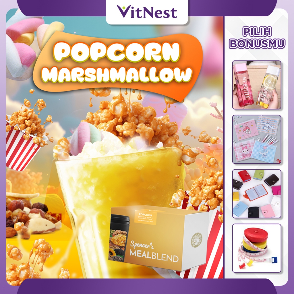 

Spencer's MEALBLEND POPCORN MARSHMALLOW / Spencers MEAL BLEND / Meal Replacement