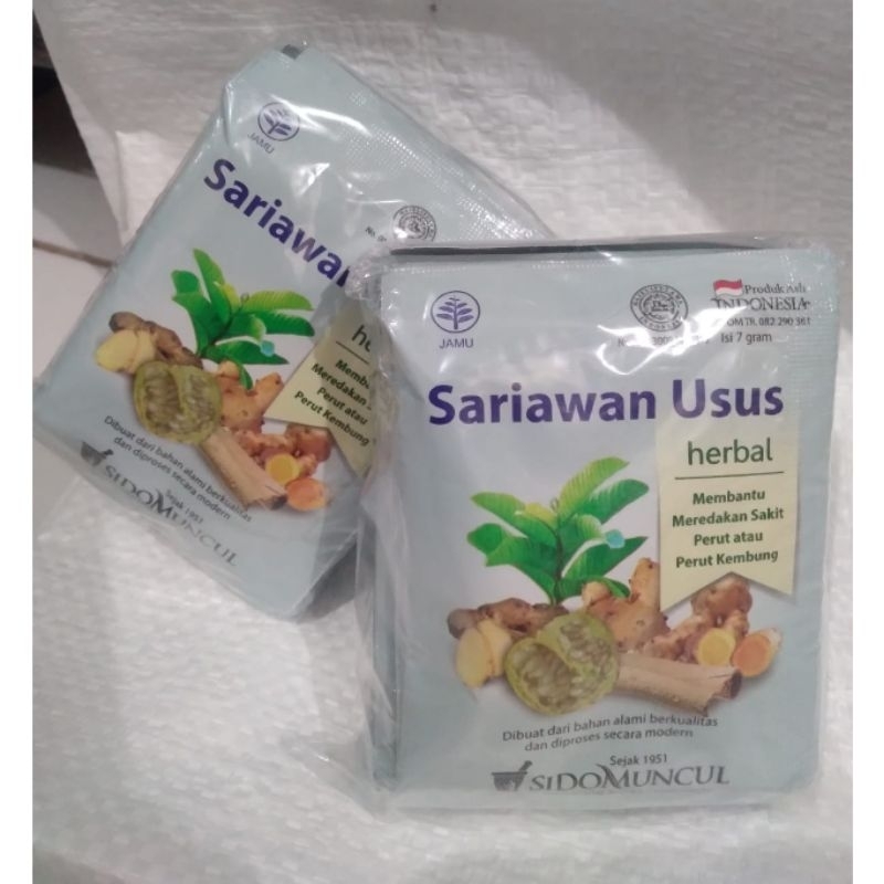 

Jamu Sariawan Usus untuk pria & wanita | Sido Muncul | isi 10 sachet