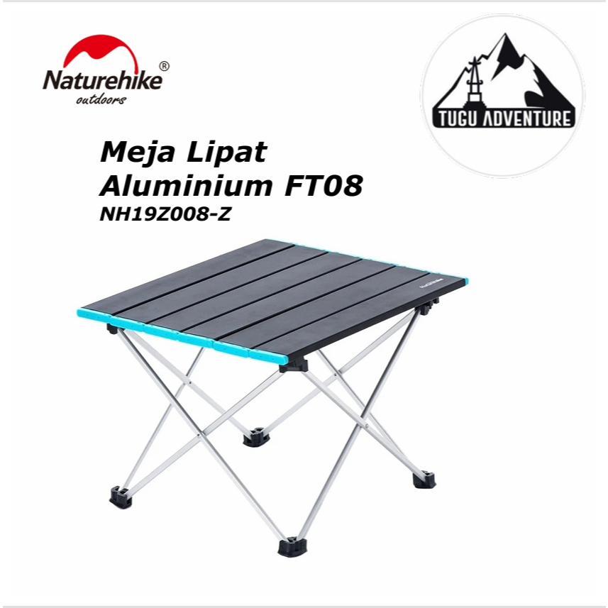 Meja Lipat Aluminium Naturehike FT08 NH19Z008-Z