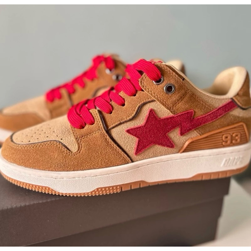 BAPESTA WHEAT RED DARK GREEN