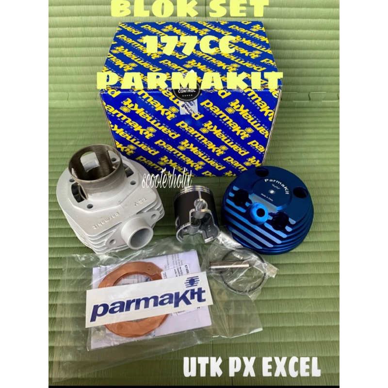 Blok Set Vespa ORIGINAL PARMAKIT Made in ITALY  Utk Upgrade vespa ke 177cc