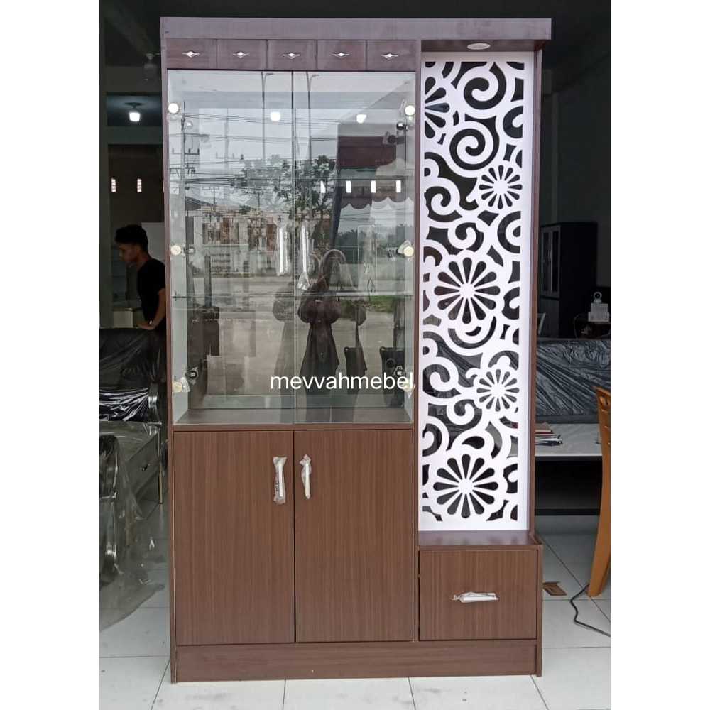 Penyekat Ruangan kayu HPL / Pembatas Ruangan Kayu / sekat Ruangan / penyekat ruangan 120cm