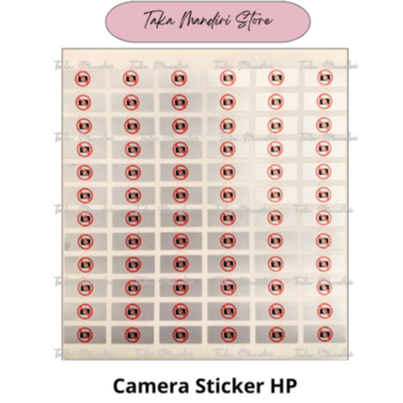 

Void Sticker (Camera Sticker untuk HP)/Stiker Kamera Dilarang Mefoto Mevideo untuk HP/ Sticker Kamera Dilarang Foto