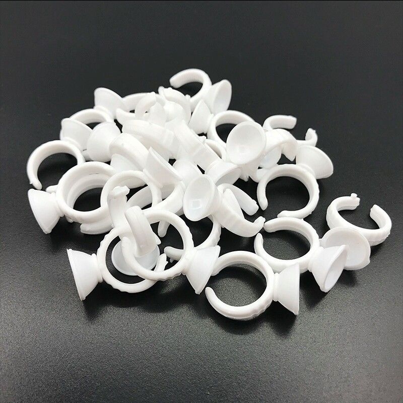 Ring Cincin Tempat Penyimpanan Lem Eyelash Pink Sekat Large