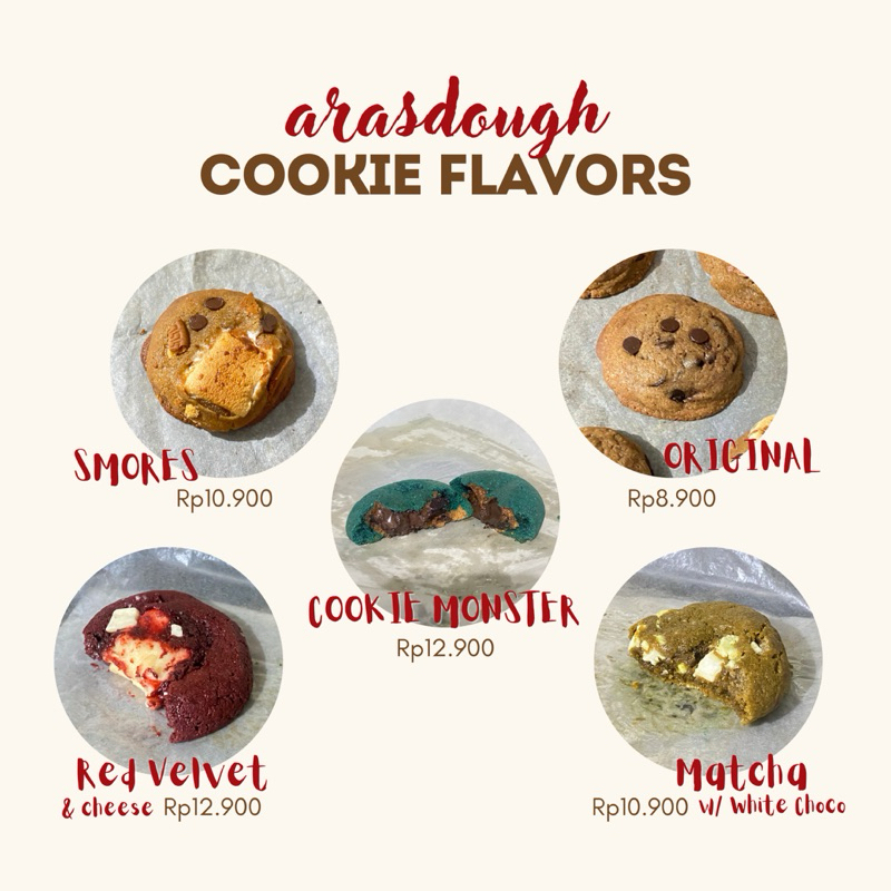 

Soft Cookies by @arasdough