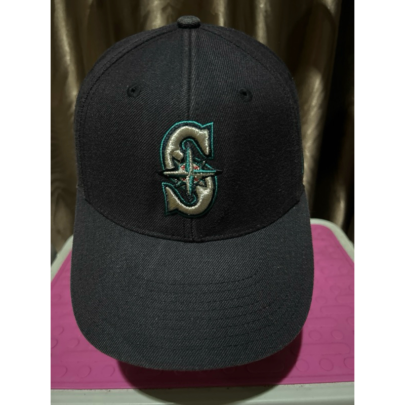Topi sekon model Cap 47 Brand x MLB Seatlle Marines BIRU Navy-100%original