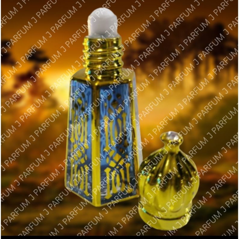 Minyak Wangi Jafaron Biru Super Original/Misik Japaron Biru Asli Non Alkohol