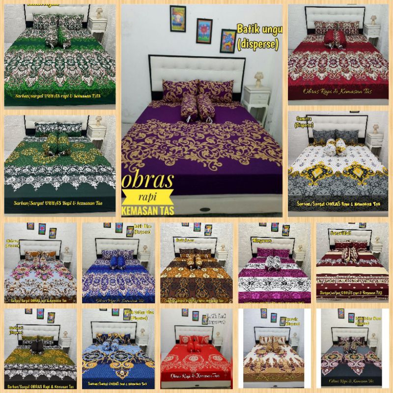 SPREI BATIK MOTIF BATIK 160X200 180X200 120X200