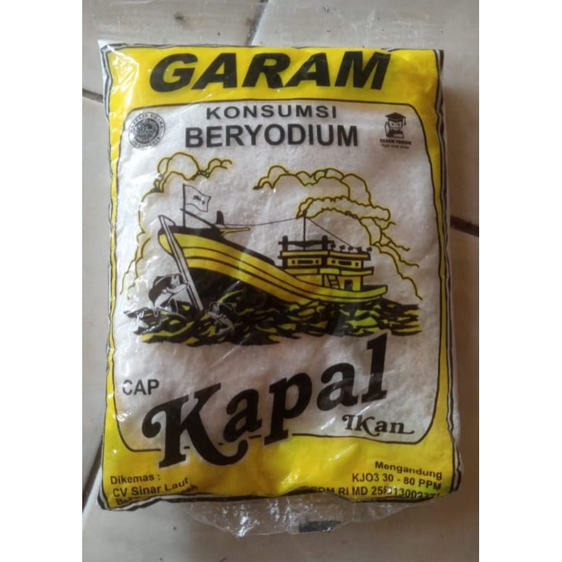 

garam masak cap kapal ikan berkwalitas dan murah