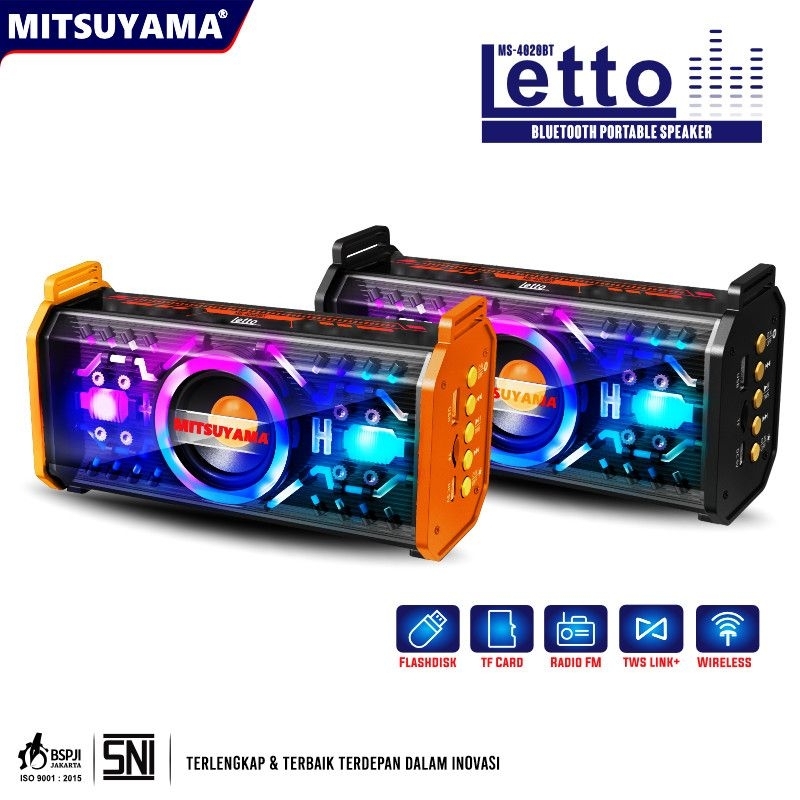 Speaker Bluetooth Portable MS-4020BT series Letto