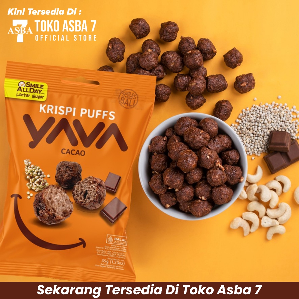 

YAVA KRISPI PUFFS CACAO 35G