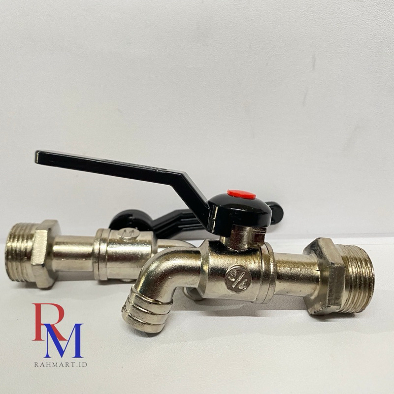 Kran besi 3/4 gagang hitam