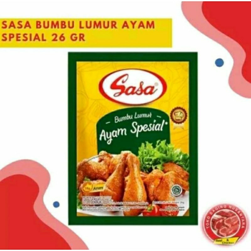 

Sasa Bumbu Lumur marinasi 26grX10pcs