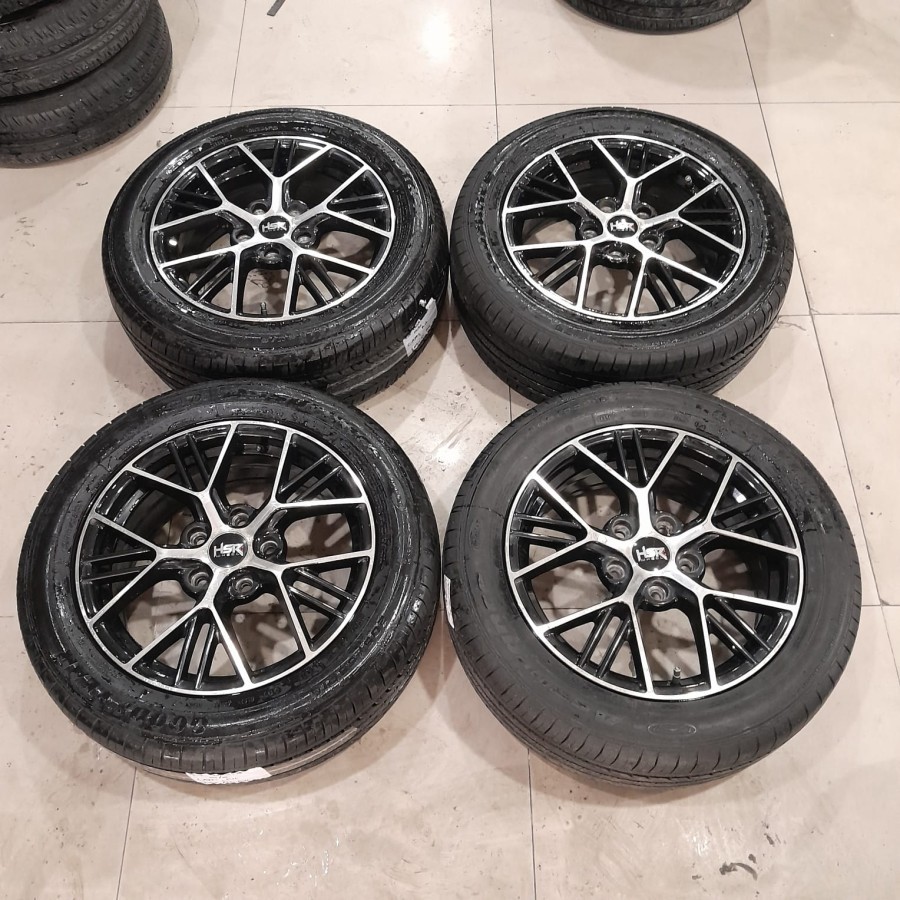VELG MOBIL BEKAS CAPRI (HSR) RING 16 LEBAR 6,5 LOBANG 5X114,3 + BAN GY(2021) 205 55 R16