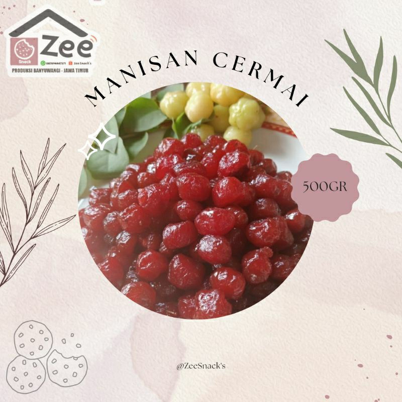 

Manisan Cerme Manisan Cermai 500gr || Zee Snakcs