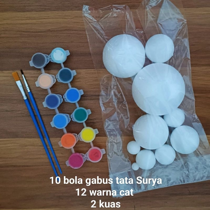 

paket lengkap tata surya mini + cat akrilik