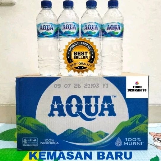 

Aqua 600Ml / Aqua Botol 600Ml / Aqua 600 Ml ( Karton )