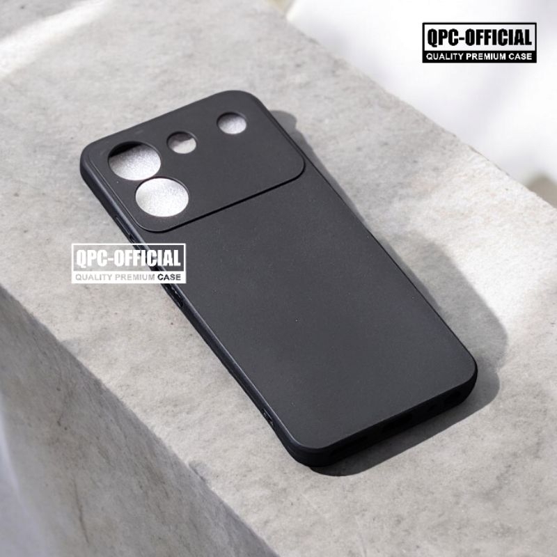 Zte Blade A54 Macaron Square Black Soft Case Black Slim Matte Zte Blade A54 6.6