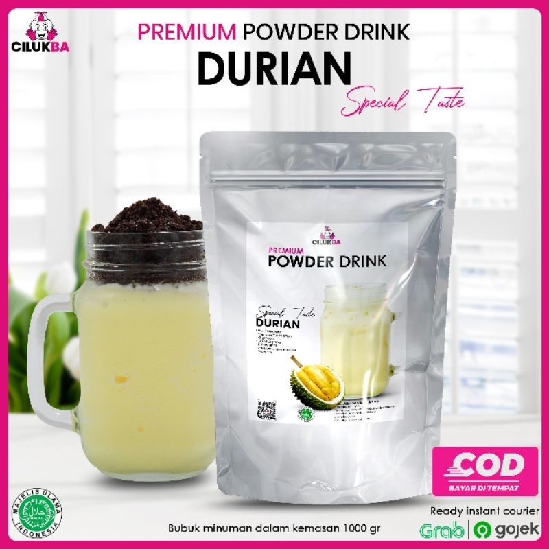 

Cilukba Bubuk Minuman Premium Rasa Durian 1 kg / Premium Powder Drink