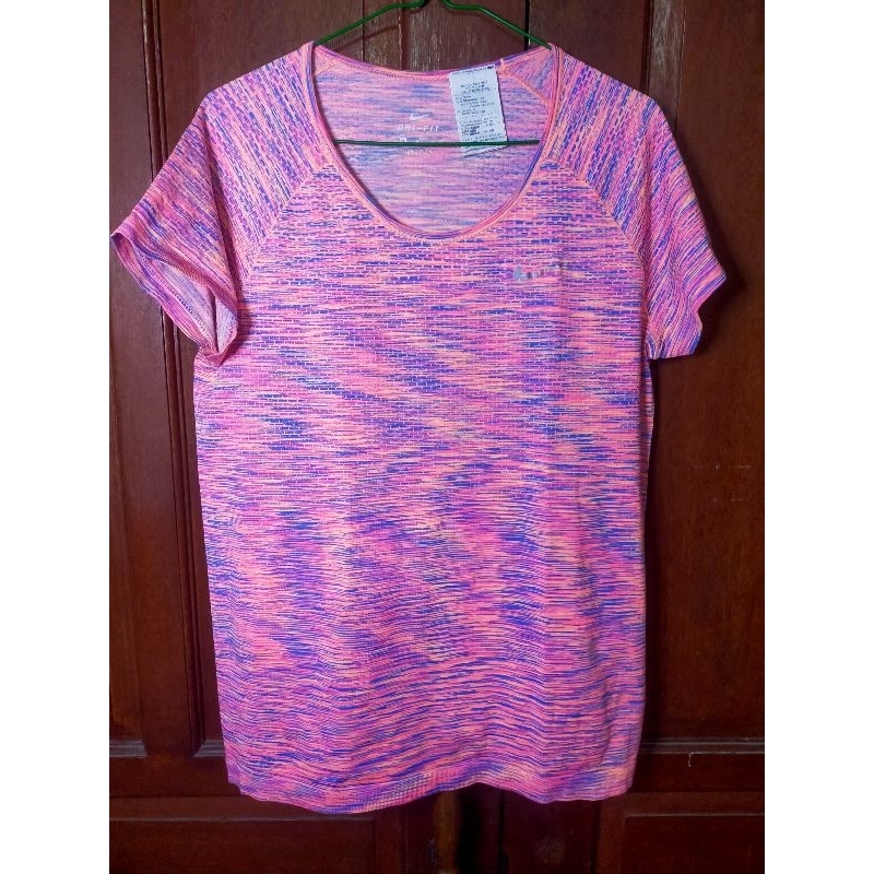 KAOS POLOS KAOS OBLONG WANITA NIKE PINK