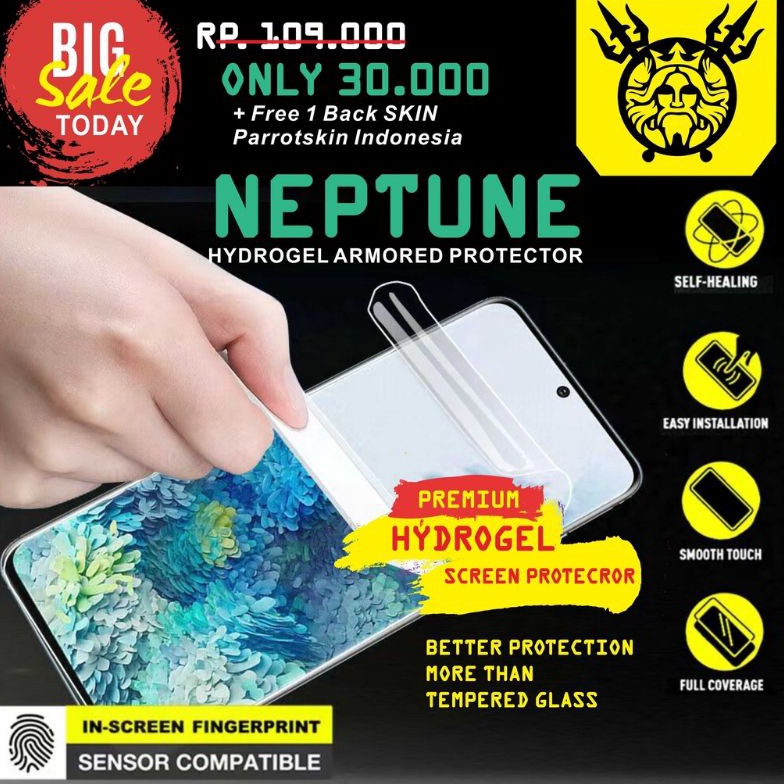BIG PROMO NEPTUNE Hydrogel ALL HP Anti Gores SAMSUNg A1s A11 A12 A13 FREE 1 BACK SKIN