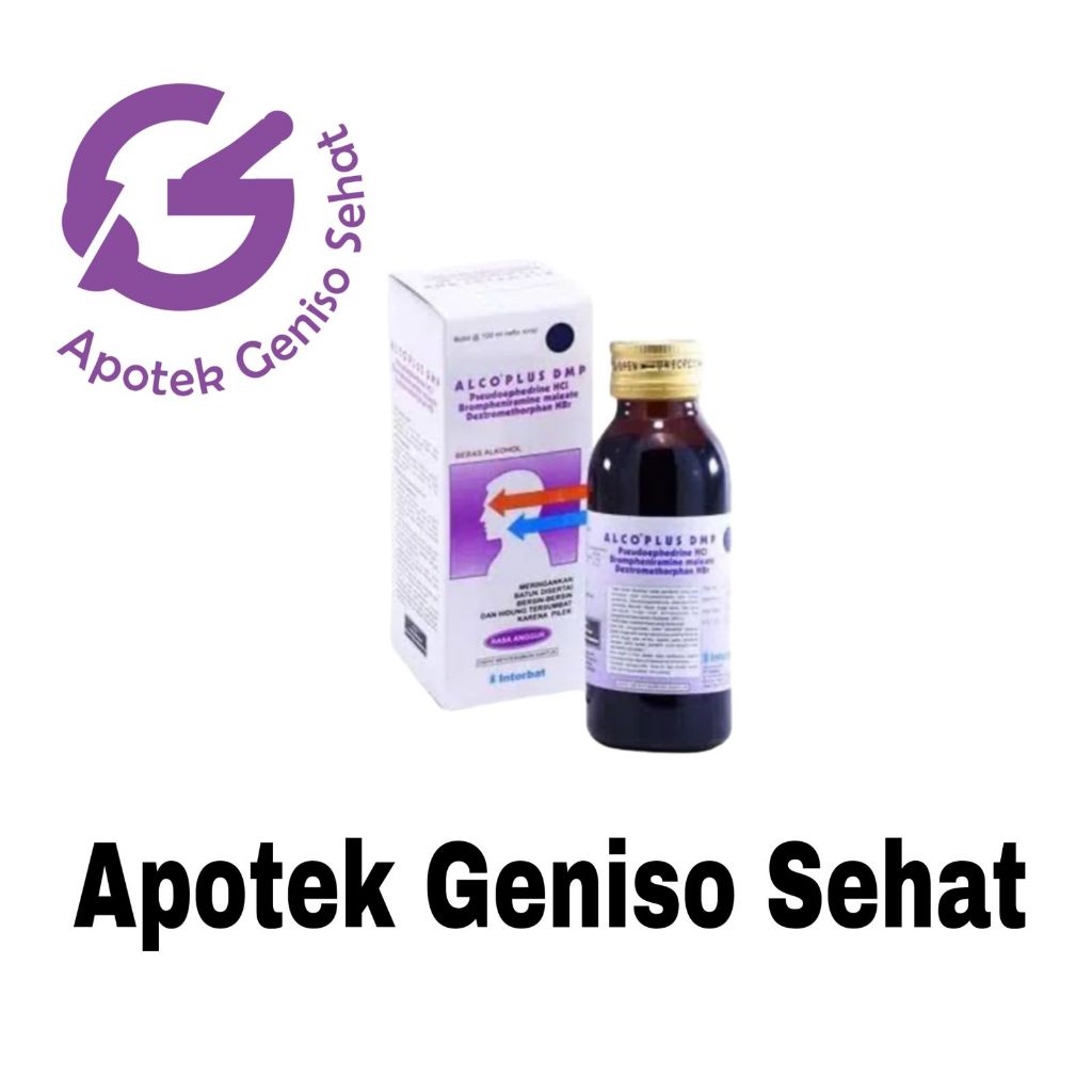 Alco plus DMP sirup | Sirup batuk tidak berdahak